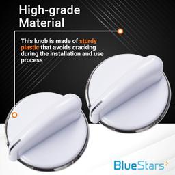 [Lifetime Warranty] WE01X20378 Control Knob with Metal Ring - Compatible with GE Dryers/Washers - Replaces WE01X20432 WH01X10307 WH01X10460 - Pack of 2 thumbnail 4