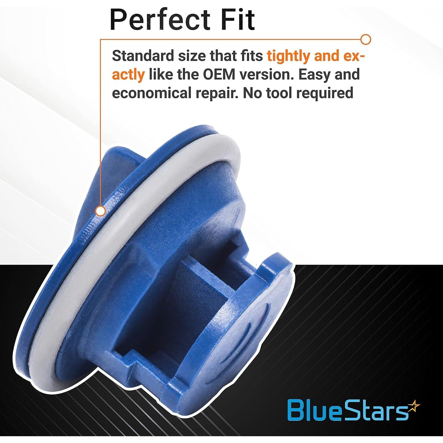 [Lifetime Warranty] WPW10077881 Dishwasher Rinse Aid Cap - Compatible with Whirlpool KitchenAid Dishwashers - Replaces W10077881 PS11748135 AP6014865 - Pack of 2 image 2