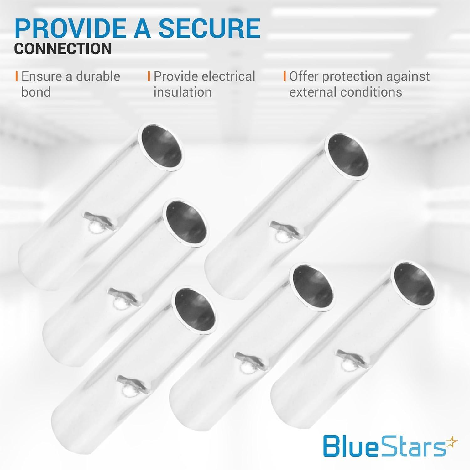 [Lifetime Warranty] 100 PCS Non-Insulated Butt Connectors, Butt Splice Connectors image 5