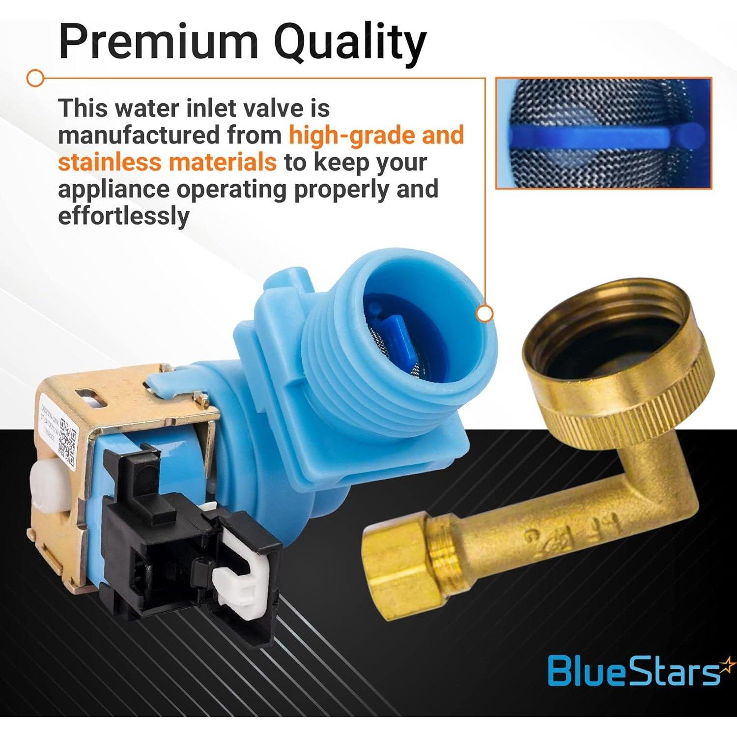 [Lifetime Warranty] W10648041 Dishwasher Water Inlet Valve with Elbow Fitting - Compatible with Whirlpool Kenmore KitchenAid Dishwashers - Replaces W10195048 AP5802887 W10219505 PS8760080 image 4