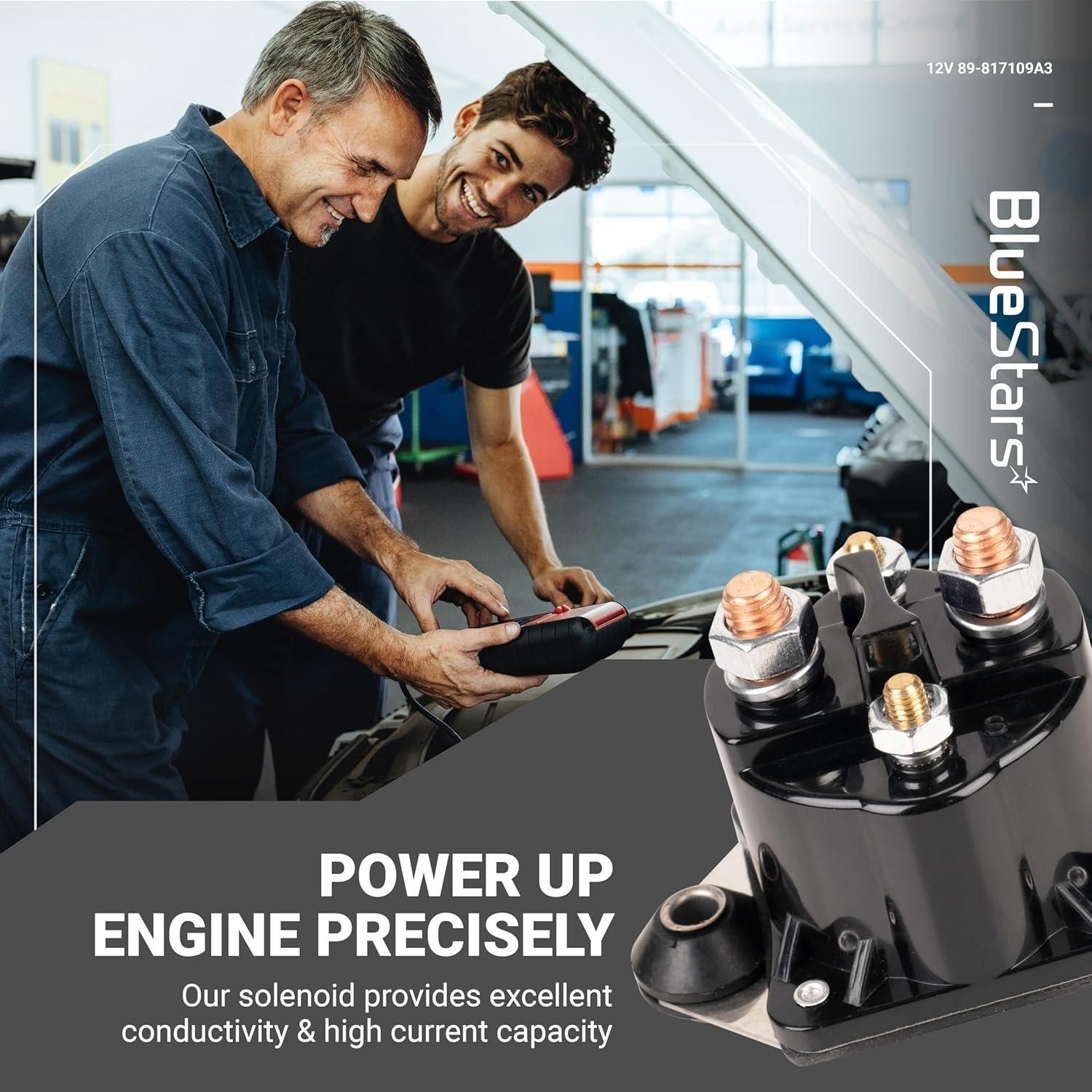 [Lifetime Warranty] 12V Starter Solenoid Relay 89-817109A3 89-817109A2 89-817109A1 image 6