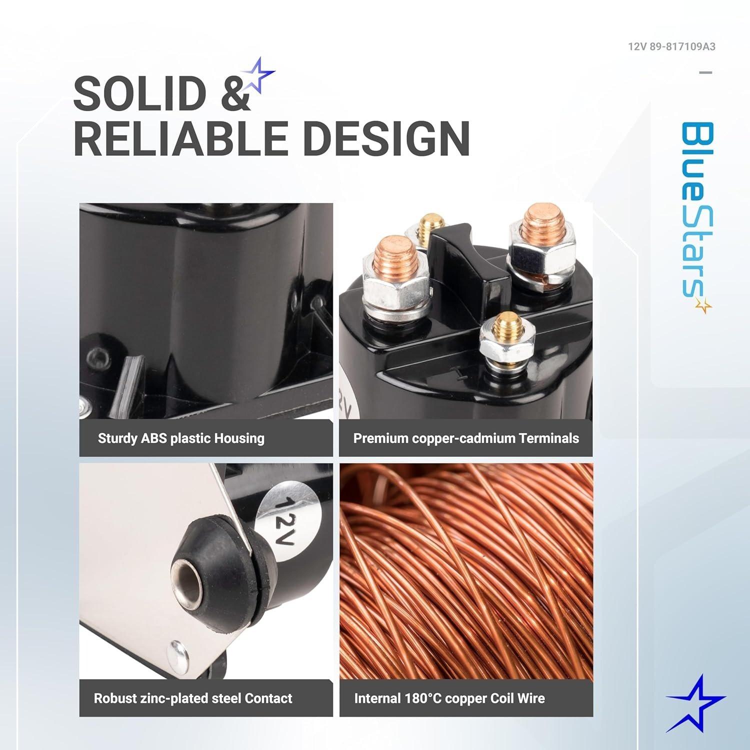 [Lifetime Warranty] 12V Starter Solenoid Relay 89-817109A3 89-817109A2 89-817109A1 image 5
