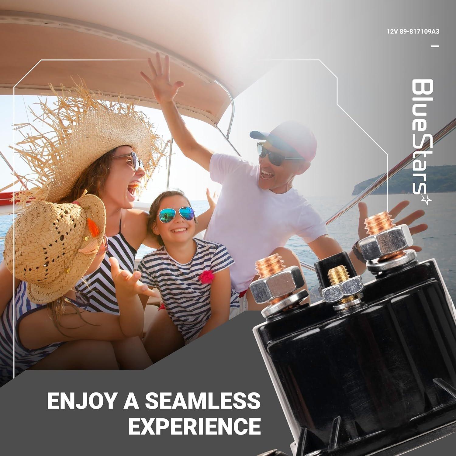 [Lifetime Warranty] 12V Starter Solenoid Relay 89-817109A3 89-817109A2 89-817109A1 image 2