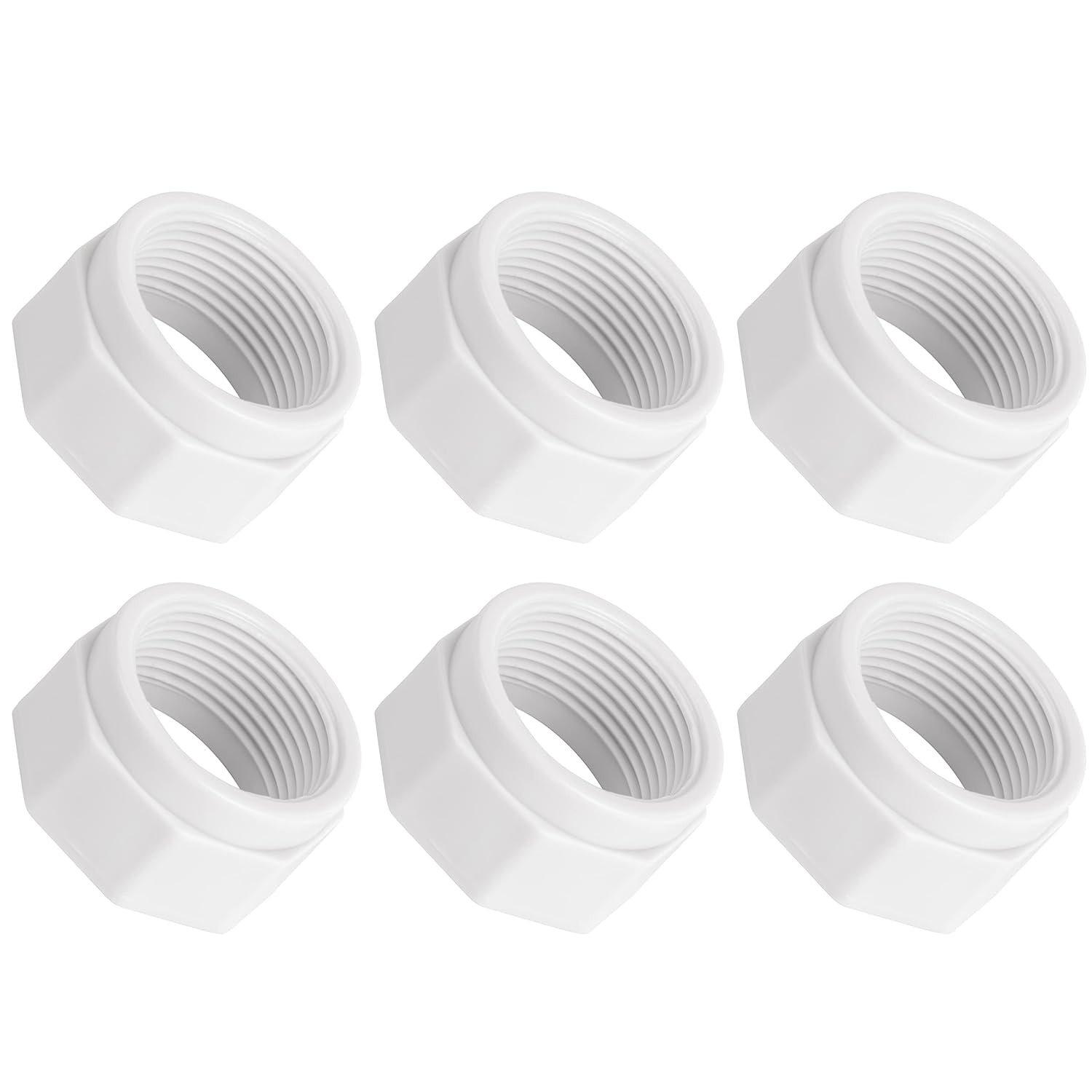 Pack of 6 Pool Cleaner Feed Hose Mender Nut ED15 image 0