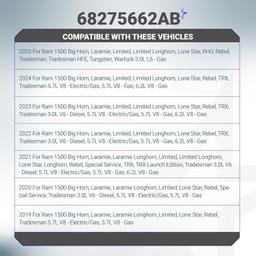 [Lifetime Warranty] Rear Left Exhaust Bracket Muffler Support Assembly 68275662AB thumbnail 4