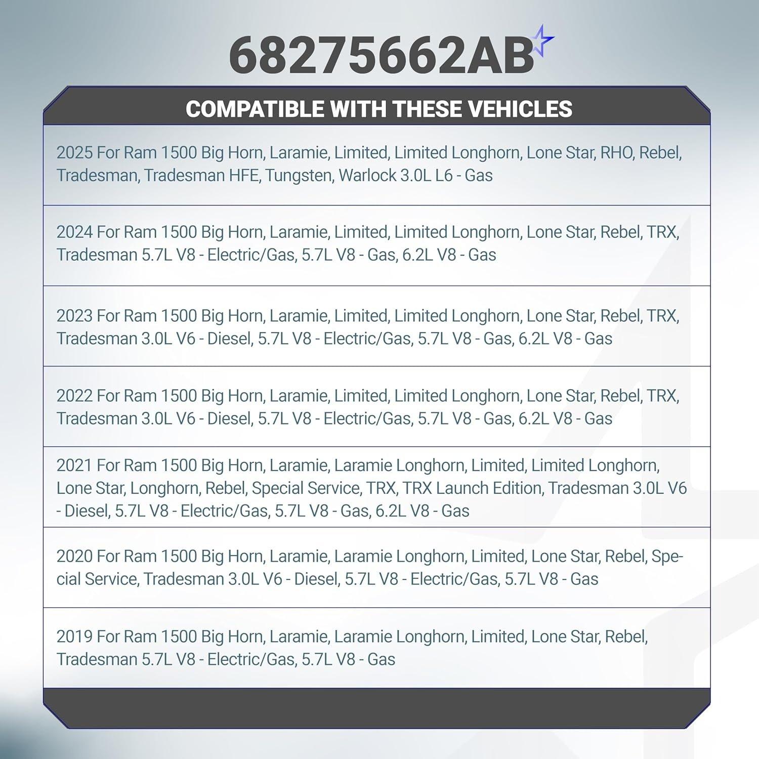 [Lifetime Warranty] Rear Left Exhaust Bracket Muffler Support Assembly 68275662AB image 4