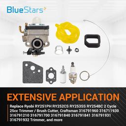 753-06258A Carburetor Carb with Air Filter Tune-Up Kit thumbnail 4