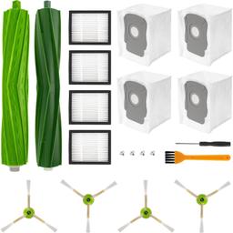 Accessories Kit for iRobot Roomba E & I & J Series (2 Roller Brushes + 4 HEPA filters + 4 Side Brushes + 4 Dirt Bags) thumbnail 0