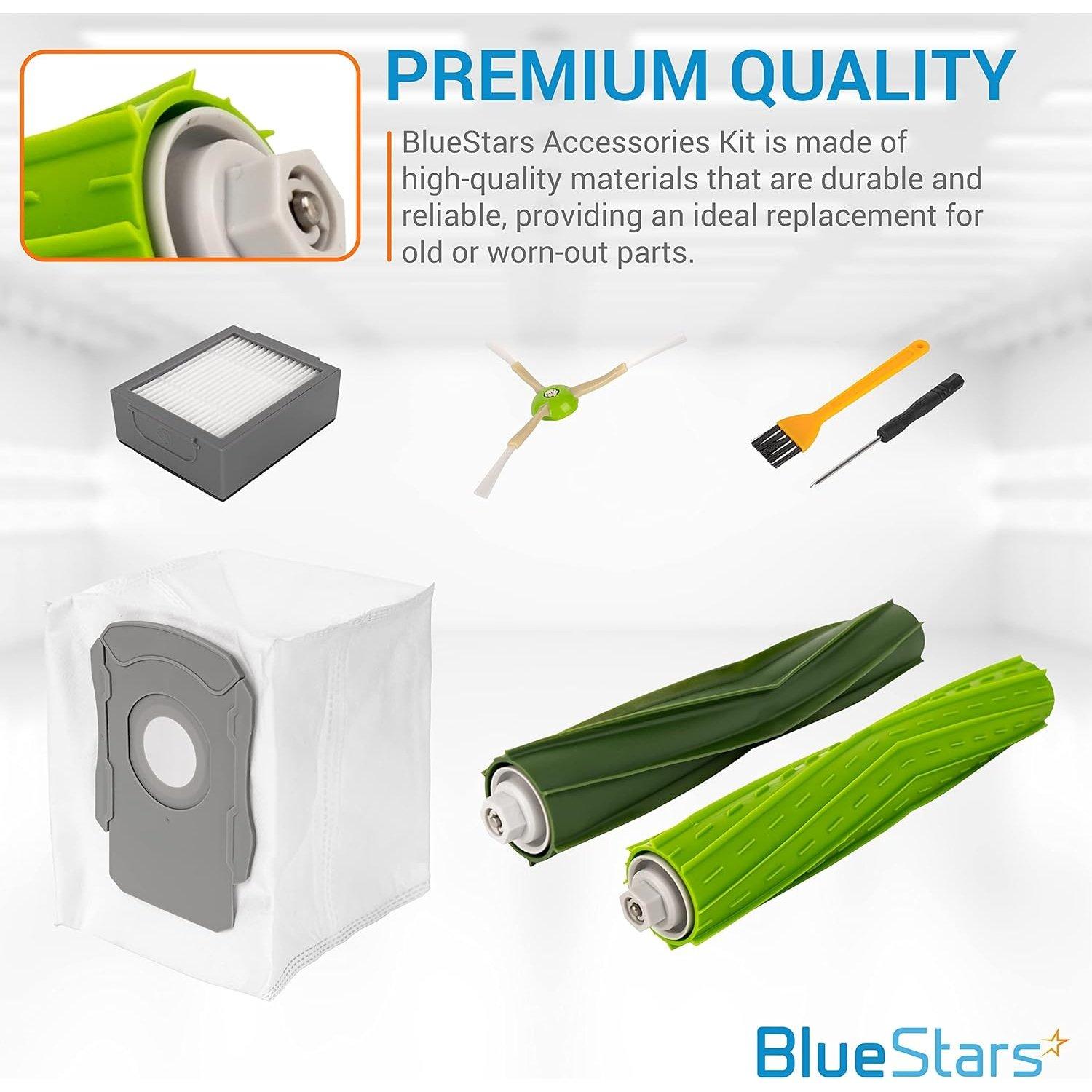 Accessories Kit for iRobot Roomba E & I & J Series (2 Roller Brushes + 4 HEPA filters + 4 Side Brushes + 4 Dirt Bags) image 4