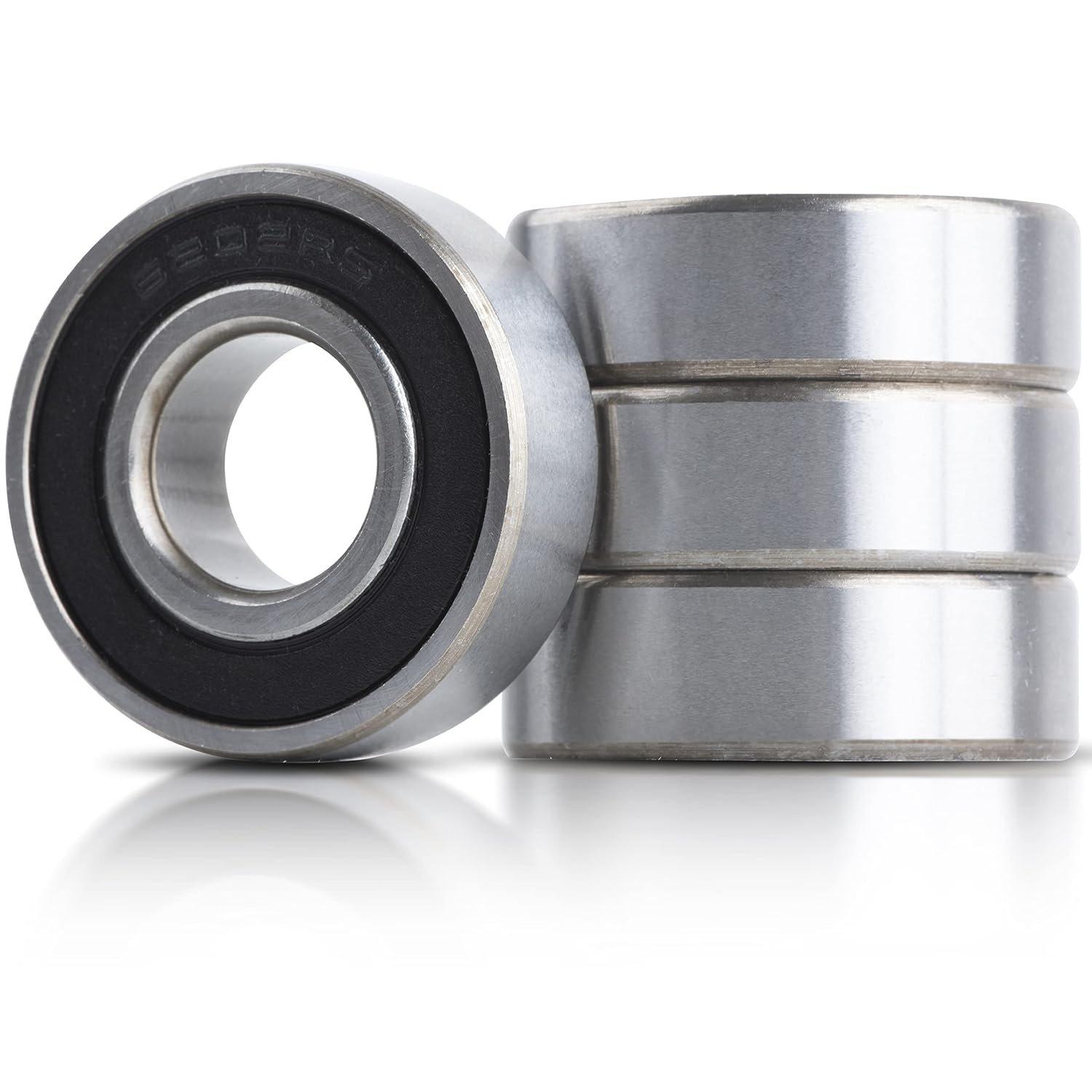 6202-2RS Double Rubber Seal Bearings 15x35x11mm image 0