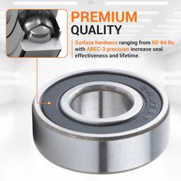 6202-2RS Double Rubber Seal Bearings 15x35x11mm thumbnail 4