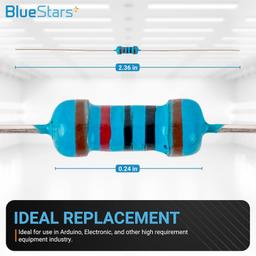 [Lifetime Warranty] 120pcs 1/4W (0.25 Watt) 10k ohm Metal Film Resistor thumbnail 1