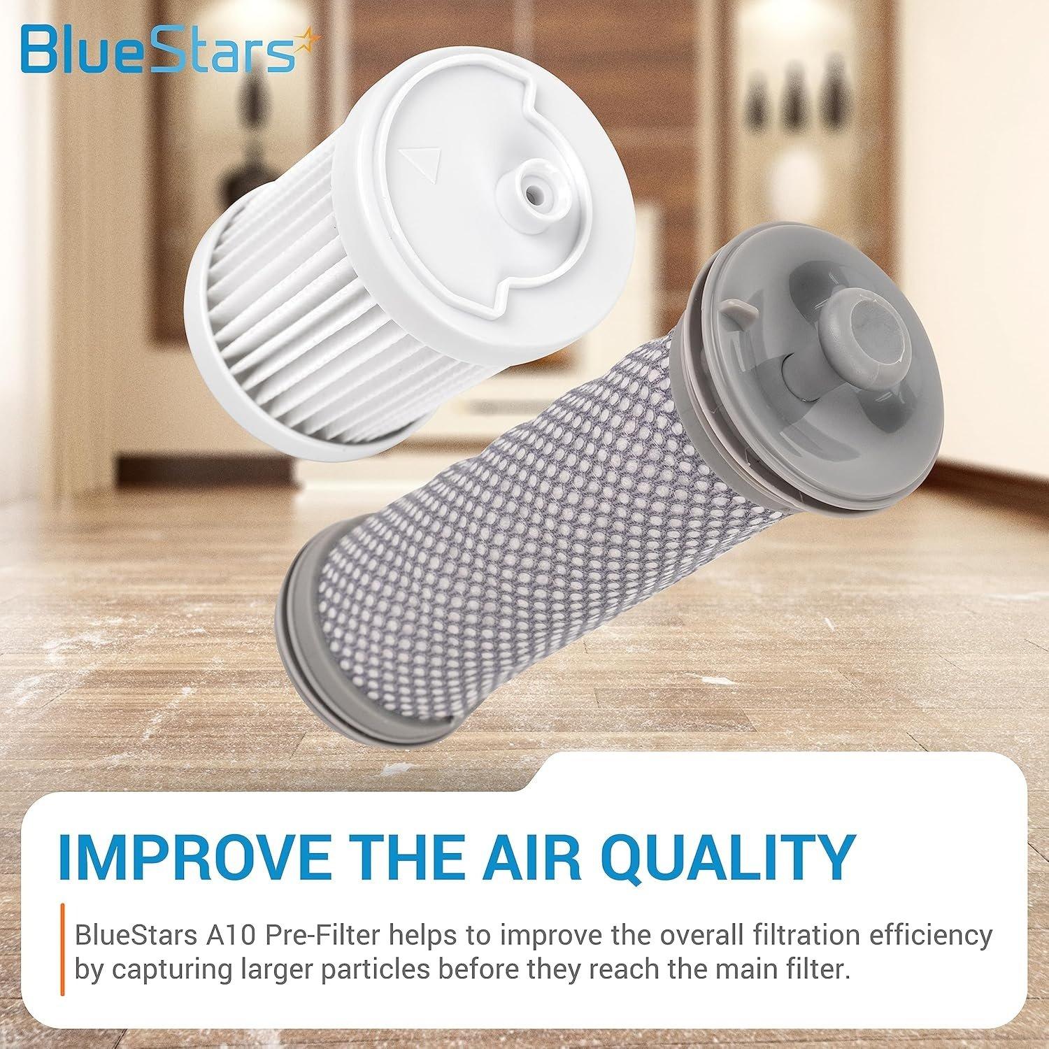 [Lifetime Warranty] A10 Filter Replacement Kit for Tineco A10, A11 Hero, A11 Master, PURE ONE S11, PWRHERO11 Snap Cordless Vacuum Cleaners - Includes 2 Pre-Filters, 1 HEPA Filter, 1 Brush image 6