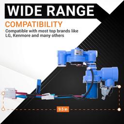 AJU72992601 Refrigerator Water Inlet Valve thumbnail 2