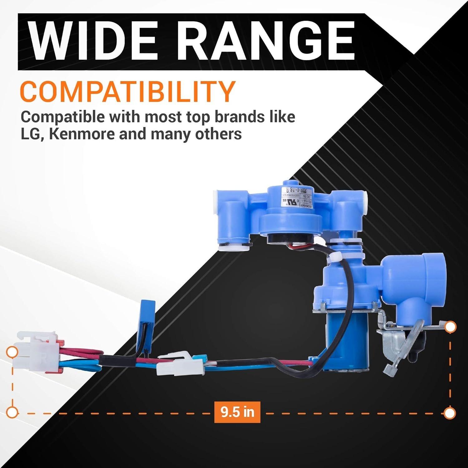 AJU72992601 Refrigerator Water Inlet Valve image 2