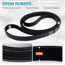 1060930 Serpentine Belt 6 Ribs Drive Belt Multi V-Belt 93” thumbnail 2