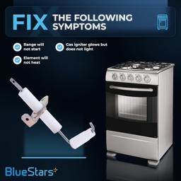 [Lifetime Warranty] 74004053 Range Top Burner Igniter - Compatible with Whirlpool & Maytag Ranges/Ovens/Stoves - Replaces 704111 AP4093621 PS2082000 7432P100-60 - Pack of 4 thumbnail 2