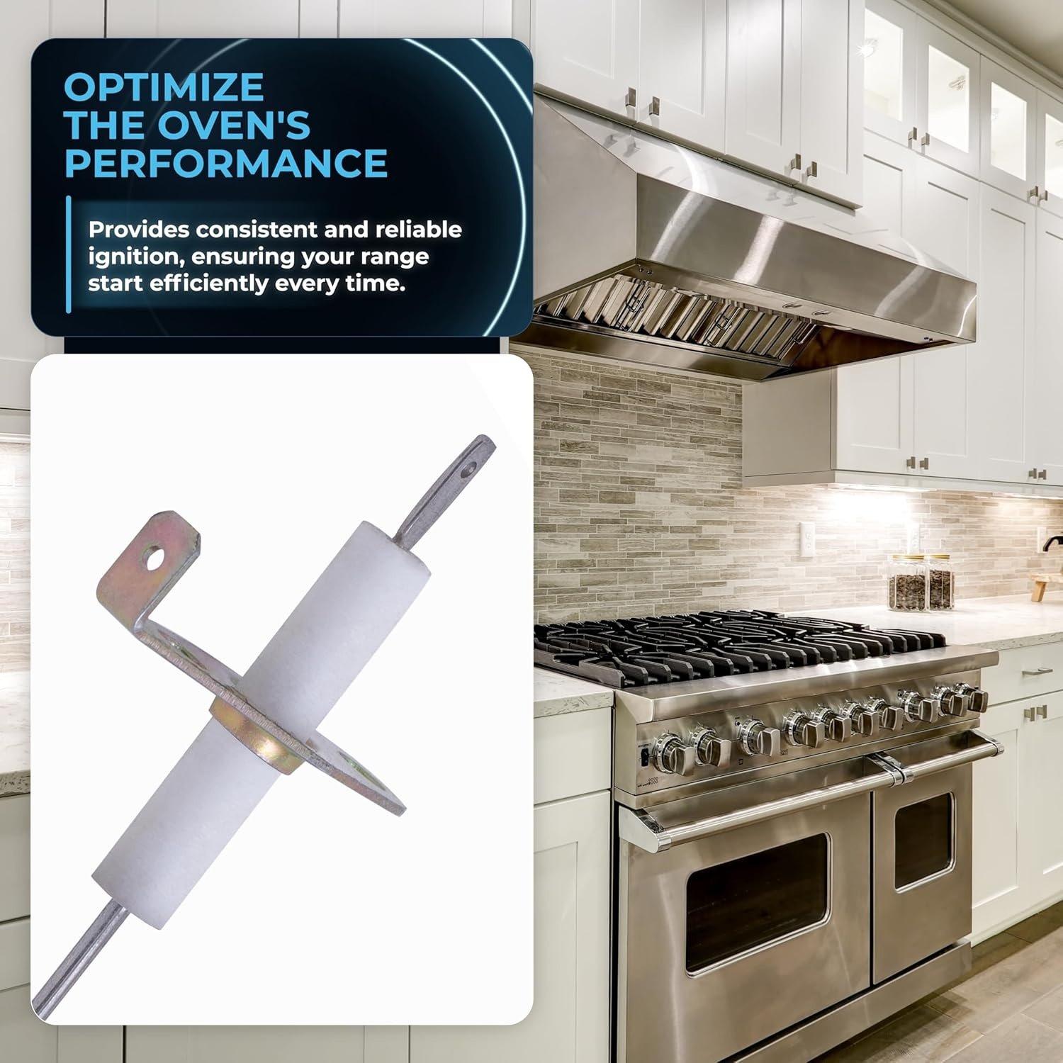 [Lifetime Warranty] 74004053 Range Top Burner Igniter - Compatible with Whirlpool & Maytag Ranges/Ovens/Stoves - Replaces 704111 AP4093621 PS2082000 7432P100-60 - Pack of 4 image 5