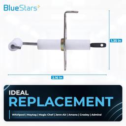 [Lifetime Warranty] 74004053 Range Top Burner Igniter - Compatible with Whirlpool & Maytag Ranges/Ovens/Stoves - Replaces 704111 AP4093621 PS2082000 7432P100-60 - Pack of 4 thumbnail 4