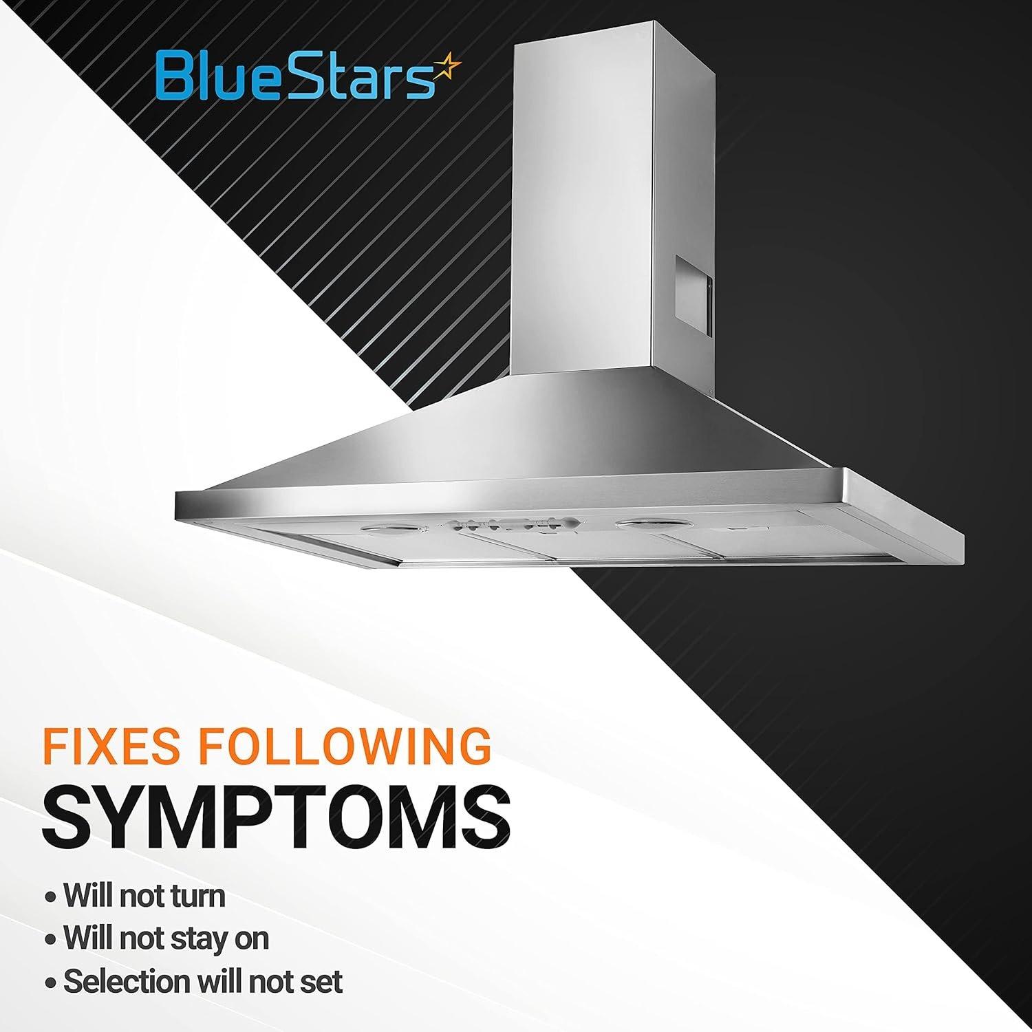 [Lifetime Warranty] 811195 Ventilation Wolf Hood Knob Replacement - Compatible with Sub-Zero Wolf - Replaces 805328 KIP5D44 5D44 B002MFNQ34 - Pack of 4 image 2