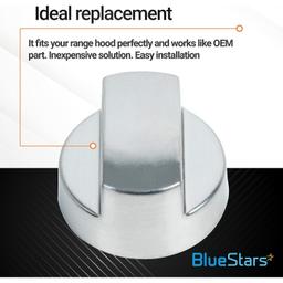 [Lifetime Warranty] 811195 Ventilation Wolf Hood Knob Replacement - Compatible with Sub-Zero Wolf - Replaces 805328 KIP5D44 5D44 B002MFNQ34 - Pack of 4 thumbnail 5