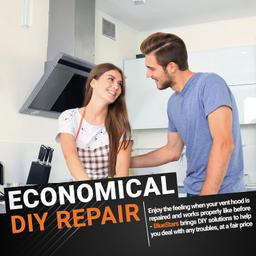 [Lifetime Warranty] 811195 Ventilation Wolf Hood Knob Replacement - Compatible with Sub-Zero Wolf - Replaces 805328 KIP5D44 5D44 B002MFNQ34 - Pack of 4 thumbnail 3