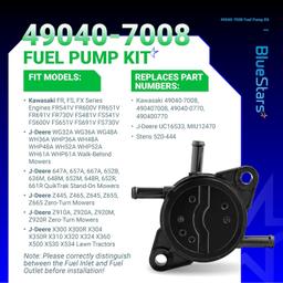 [Lifetime Warranty] 49040-7008 49040-0770 MIU12470 Fuel Pump thumbnail 7