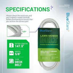 [Lifetime Warranty] 532196103 Lawn Mower Deck Drive Belt thumbnail 7