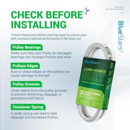 [Lifetime Warranty] 532196103 Lawn Mower Deck Drive Belt thumbnail 1