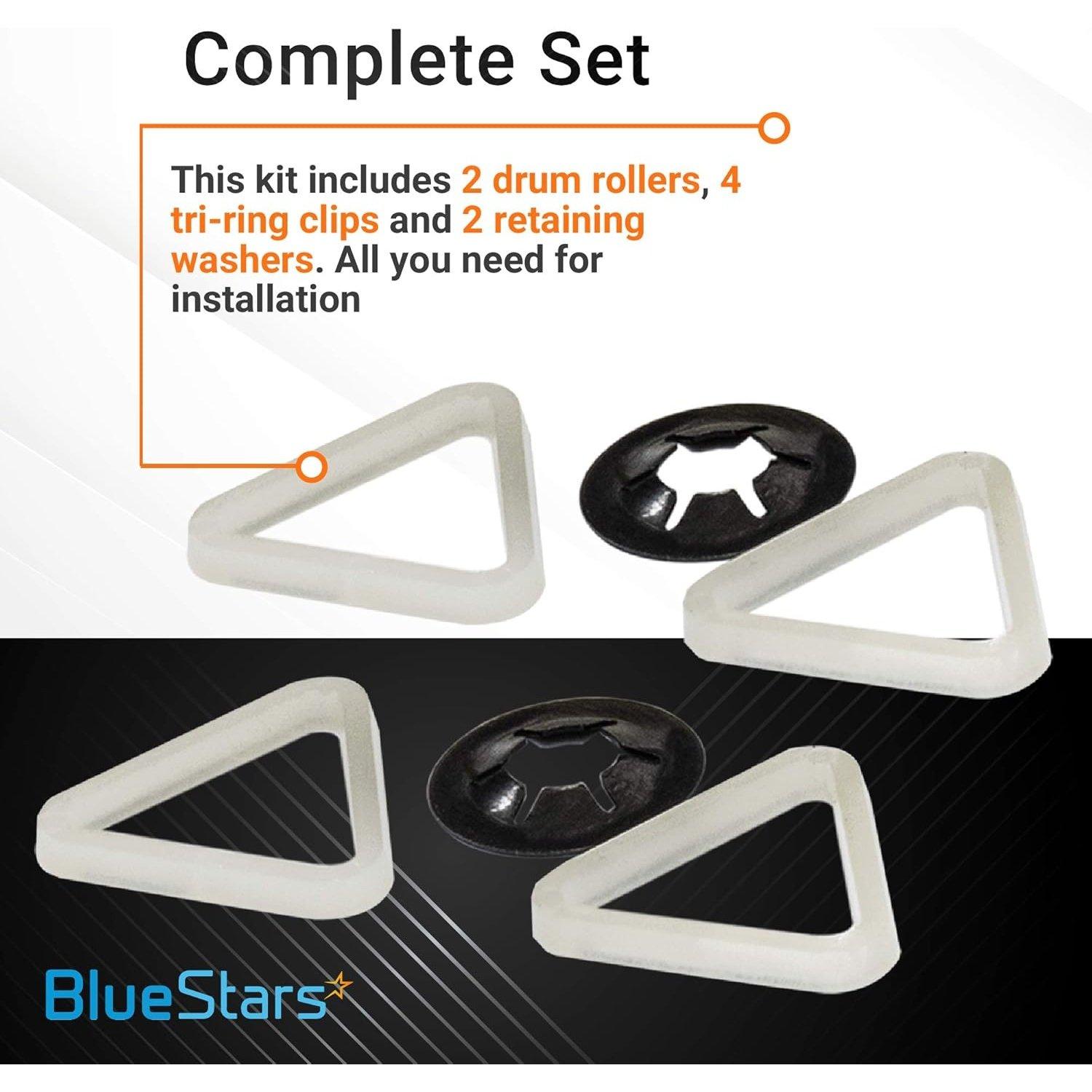 [Lifetime Warranty] 349241T Dryer Rear Drum Support Roller Kit - Compatible with Kenmore Whirlpool Estate Roper - Replaces PS347627 AP3098345 337089 3389901 3397588 WED4815EW1 NED4655EW1 WED4800XQ1 image 4