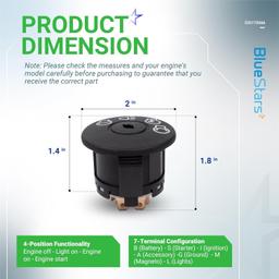 [Lifetime Warranty] 532175566 GY20074 Ignition Switch with Key thumbnail 3