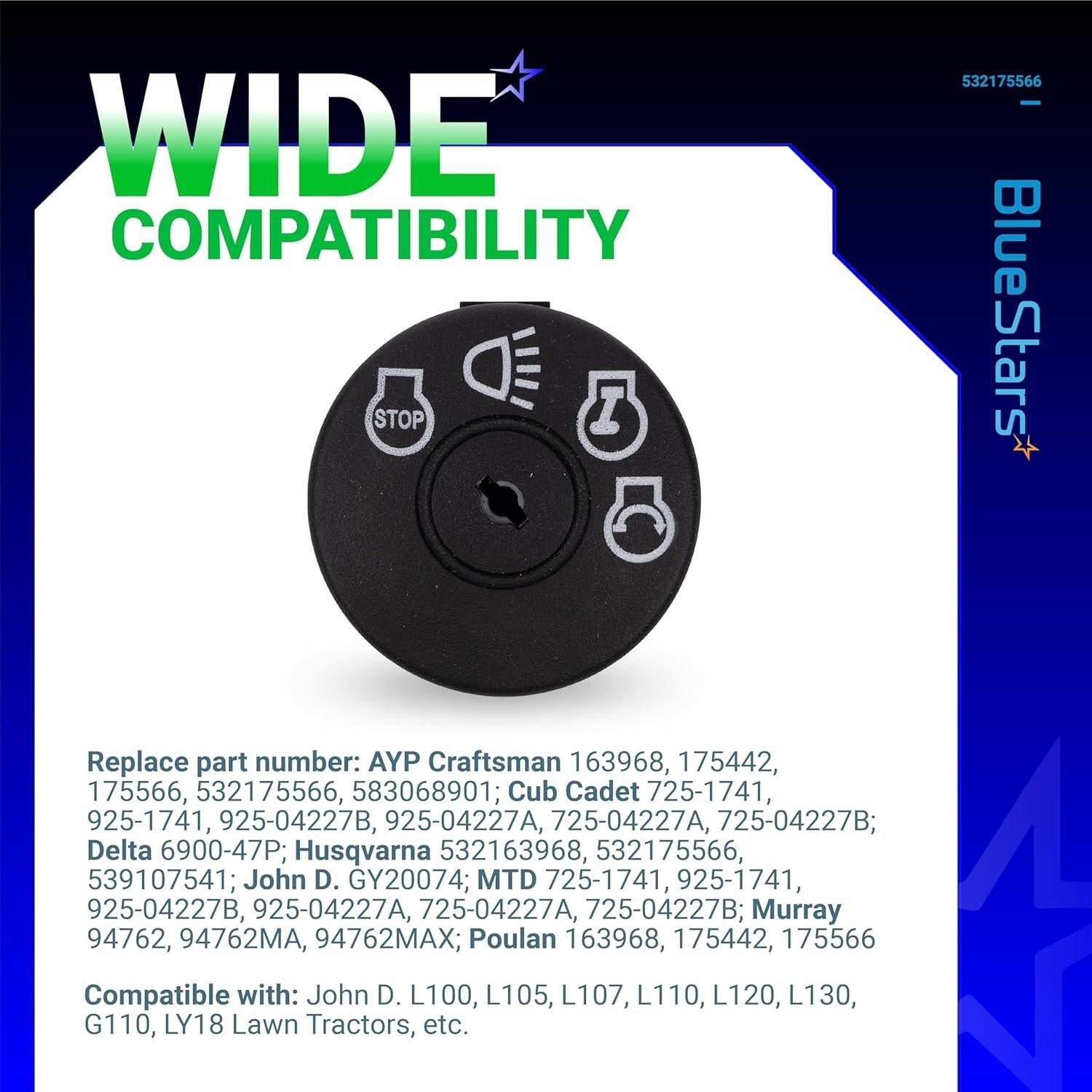 [Lifetime Warranty] 532175566 GY20074 Ignition Switch with Key image 8