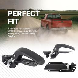 [Lifetime Warranty] 20833606 Front/Rear Left Driver Side Interior Door Handle Kit thumbnail 4