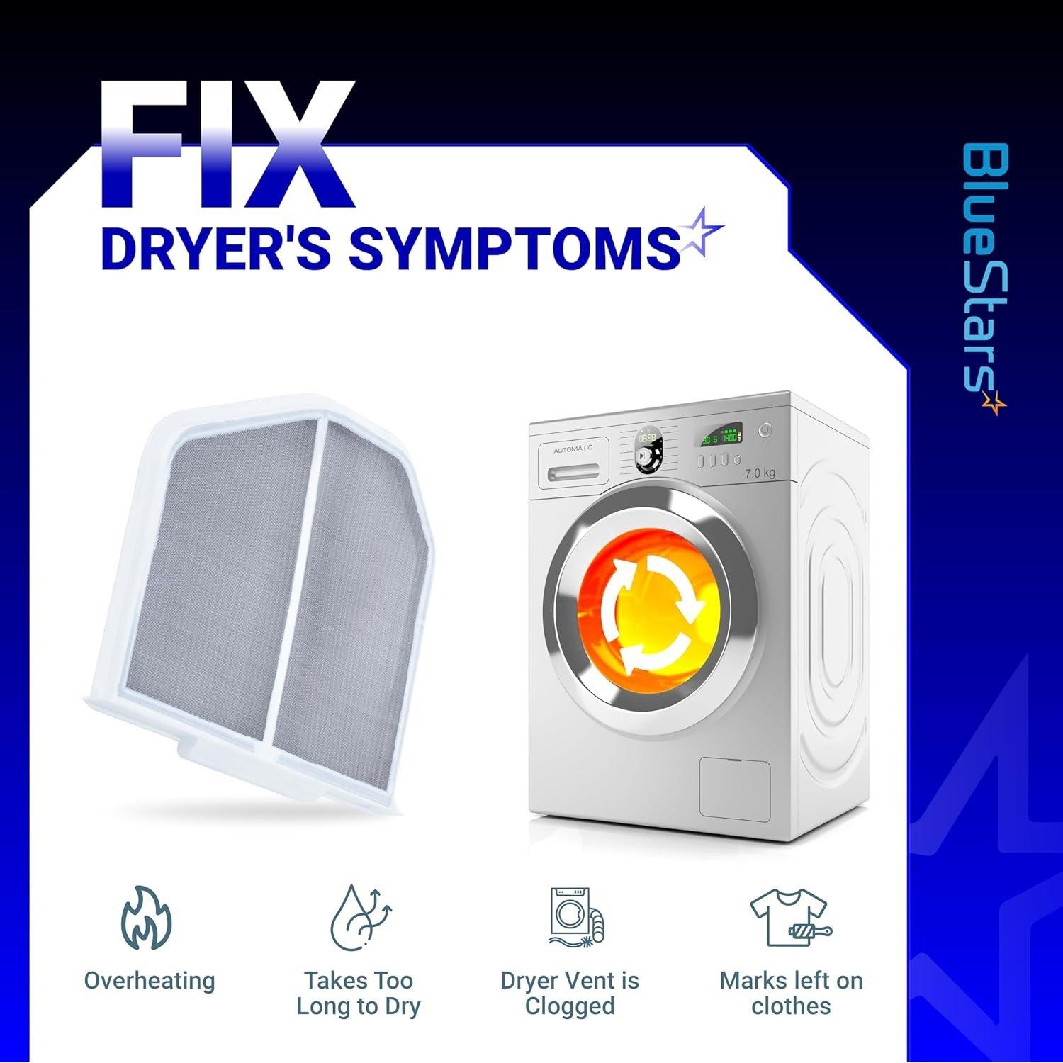 [Lifetime Warranty] W10120998 Dryer Lint Screen Filter - Compatible with Whirlpool, Kenmore, Maytag, Roper & Sears â€“ Replaces W10049360 PS1491676 8066170 W10049370 AP3967919 image 2