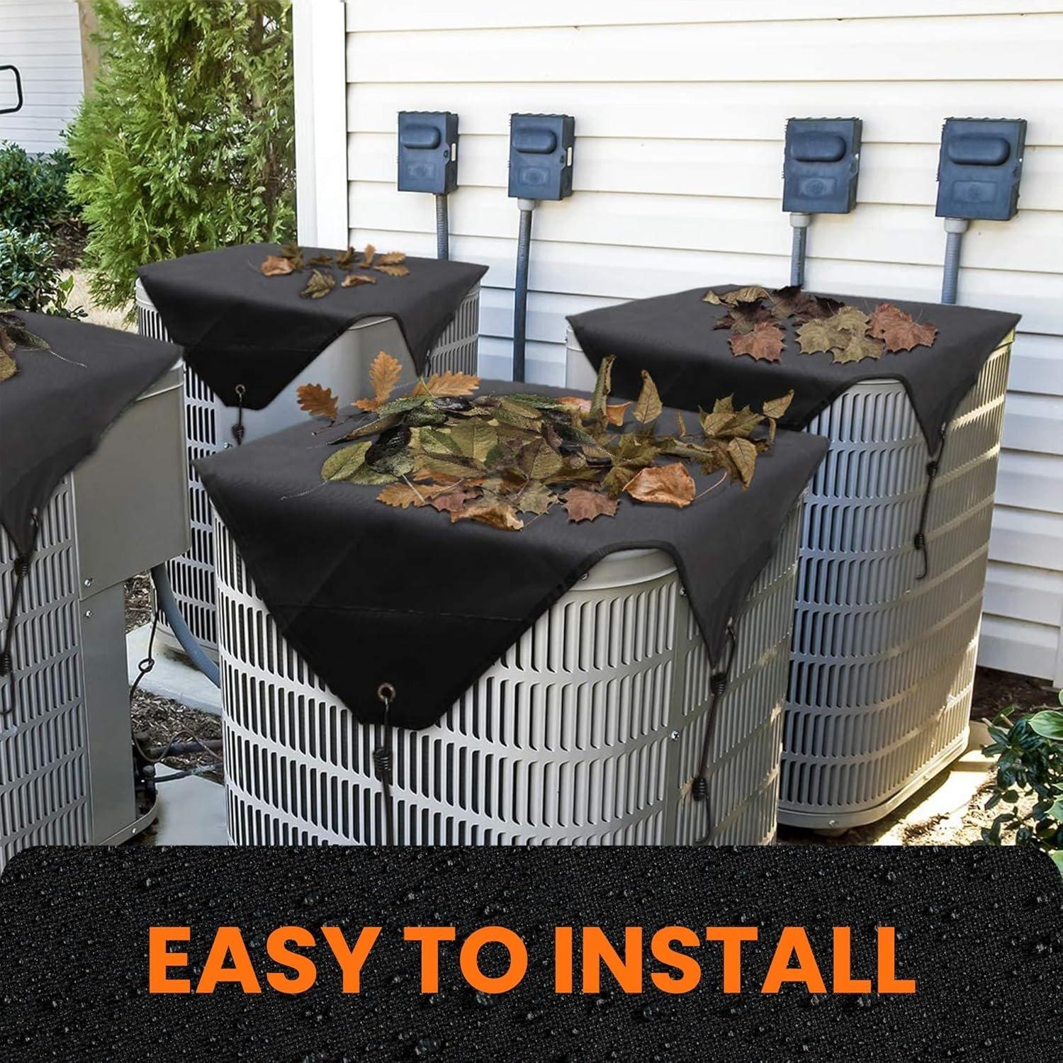 [Lifetime Warranty] 32" x 32" Central Air Conditioner Cover for Outside Units (600D Oxford) image 6