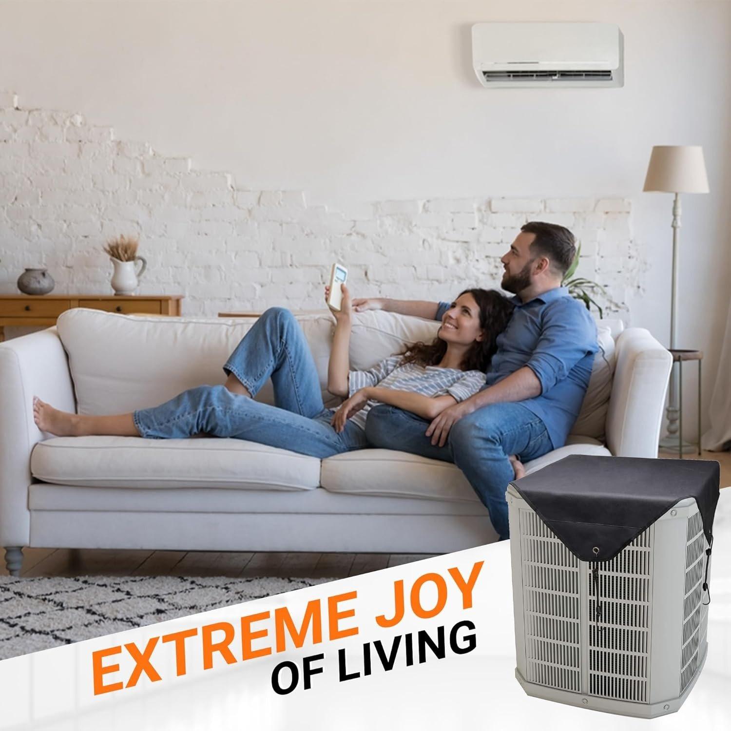 [Lifetime Warranty] 32" x 32" Central Air Conditioner Cover for Outside Units (600D Oxford) image 7