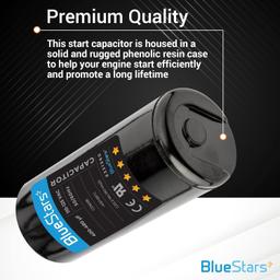 [Lifetime Warranty] 400-480 uF MFD 110-125 VAC Round Motor Start Capacitor 50/60 Hz AC Electric Replacement - Pack of 2 thumbnail 2