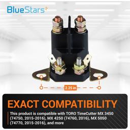 12V 4-Terminal 117-1197 Starter Solenoid with 2 Hole Bracket thumbnail 4
