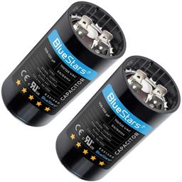 [Lifetime Warranty] 108-130 uF MFD 110-125 VAC ±20% 50/60 Hz CD60 Round Start Capacitor - Fits Pool Pump, Well Pump - Pack of 2 thumbnail 0