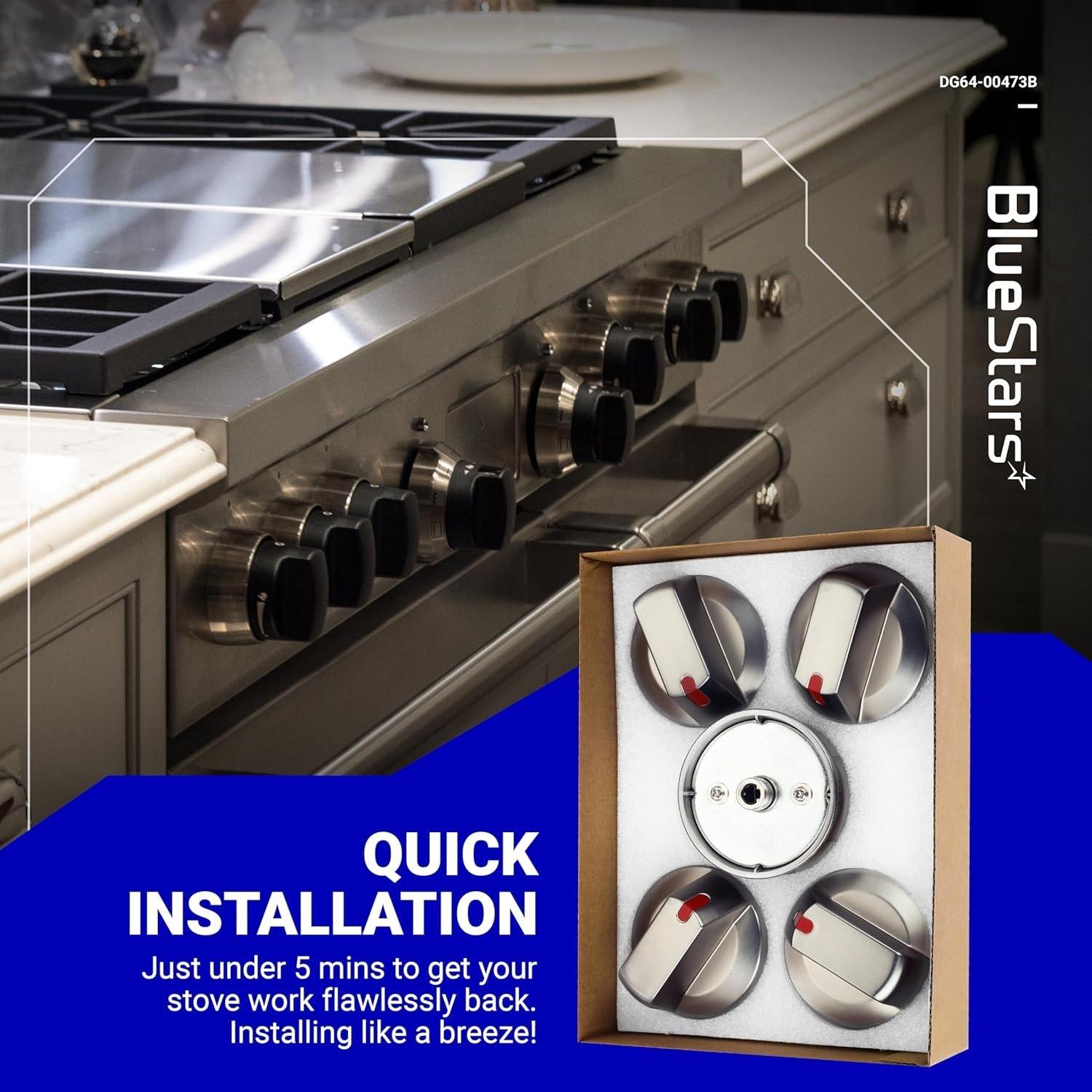 [Lifetime Warranty] DG64-00473B Stove Knobs image 2