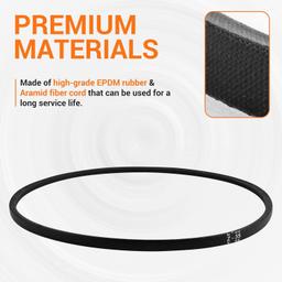 [Lifetime Warranty] 91-2258 Replacement Lawn Mower V-Belt 35" x 3/8" - for Toro Recycler and Super Recycler 20001 20003 20005 20007 20012 - Replaces 265-273 14042 75-684 thumbnail 5