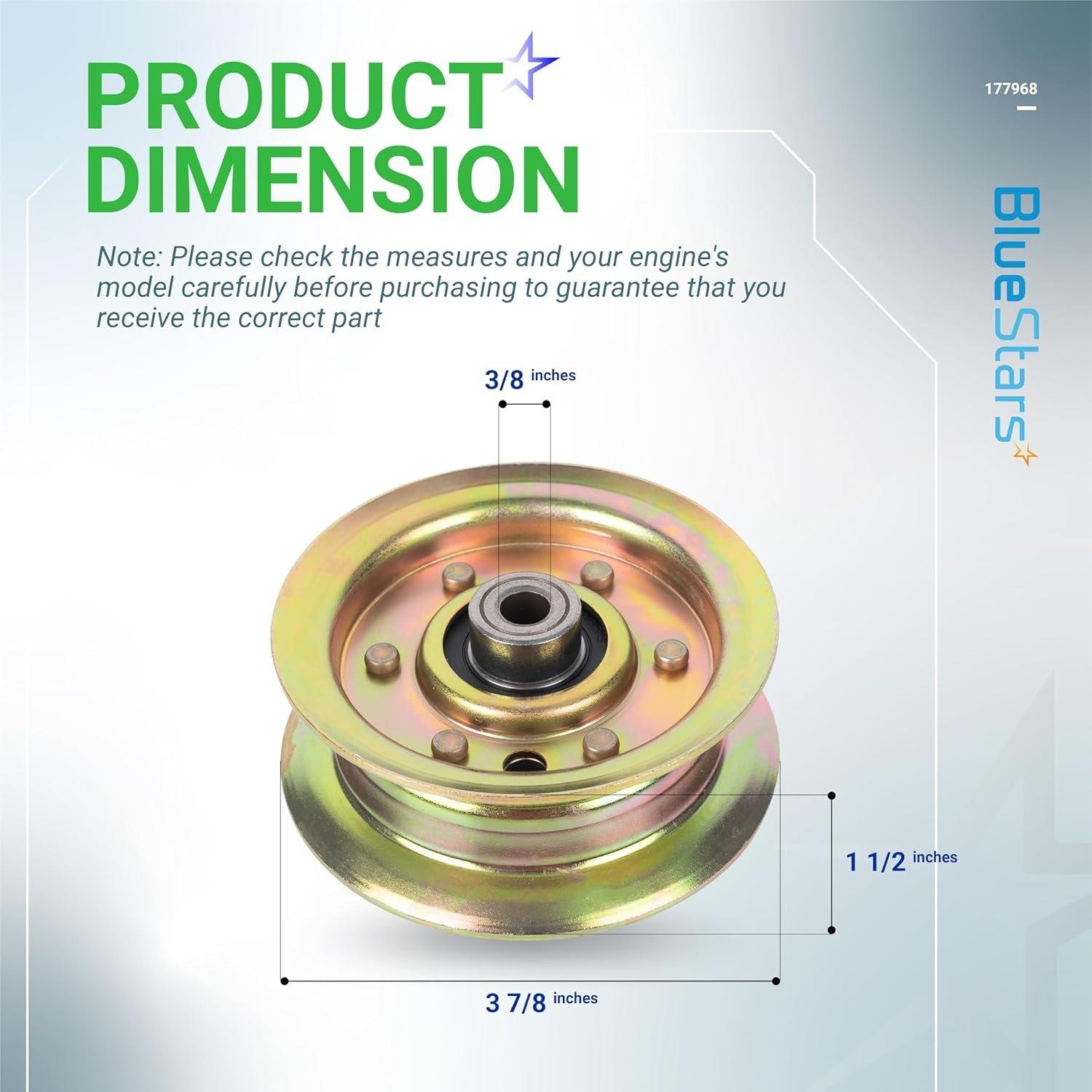 [Lifetime Warranty] 177968 532193197 Flat Idler Pulley image 4