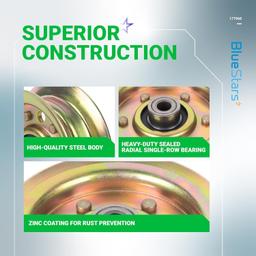 [Lifetime Warranty] 177968 532193197 Flat Idler Pulley thumbnail 5