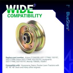 [Lifetime Warranty] 177968 532193197 Flat Idler Pulley thumbnail 7