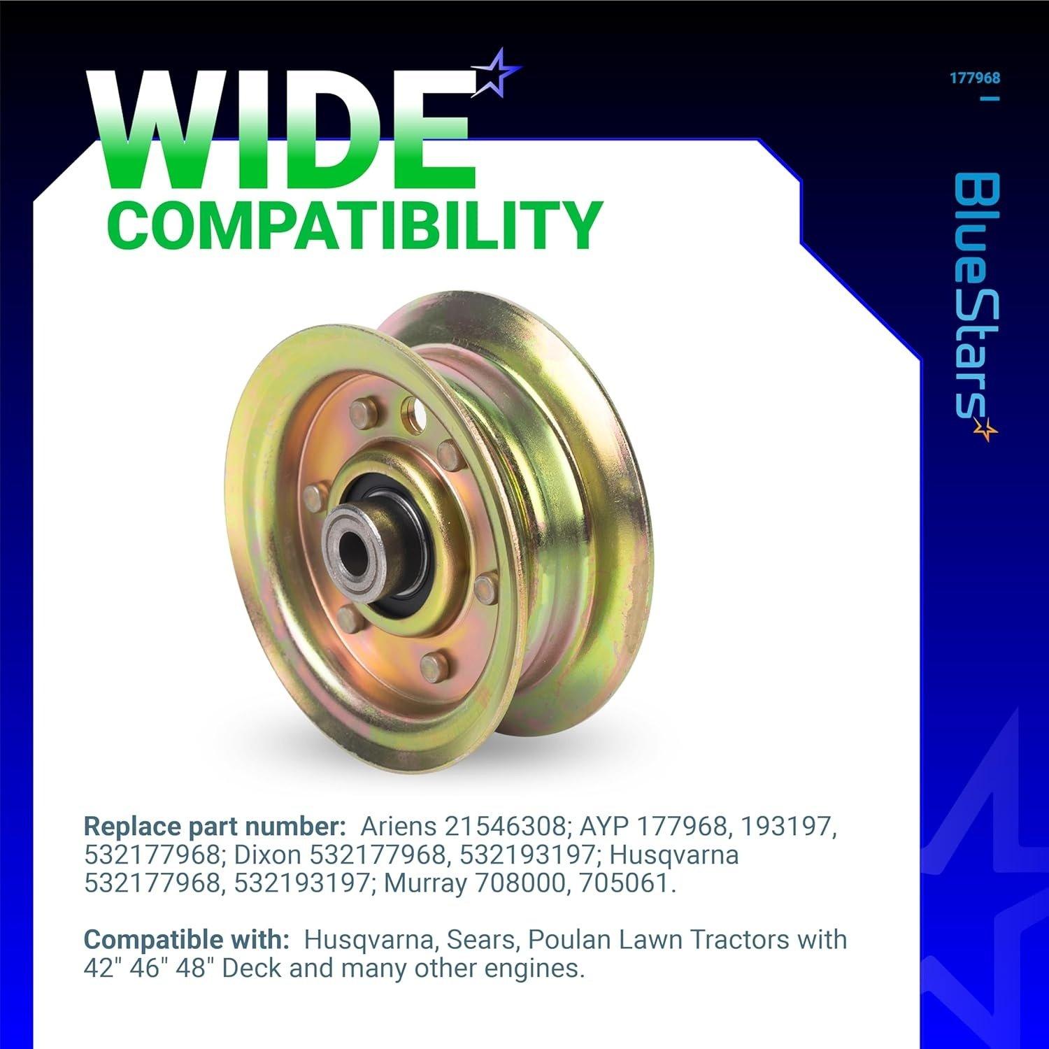 [Lifetime Warranty] 177968 532193197 Flat Idler Pulley image 7