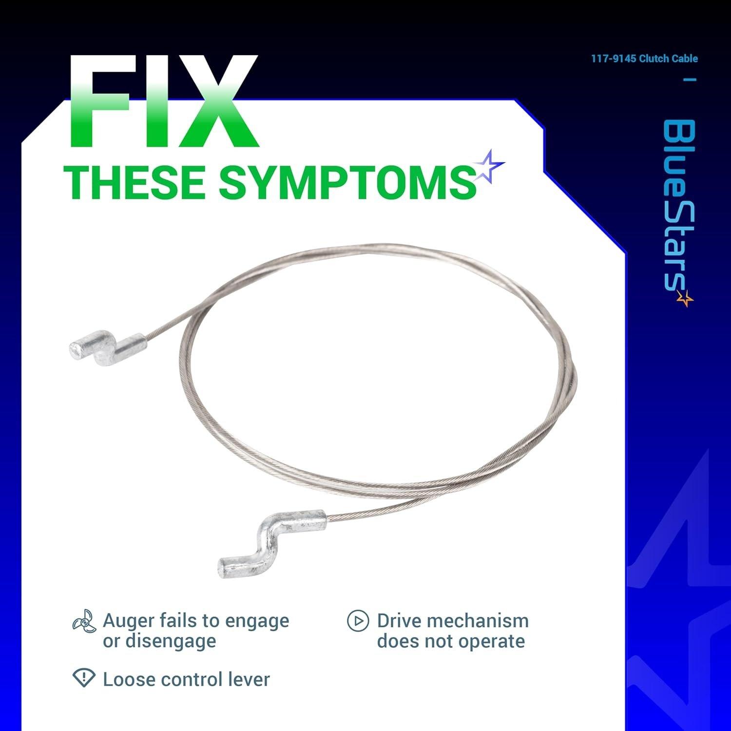 [Lifetime Warranty] 117-9145 Clutch Cable for Toro Snow Throwers image 5