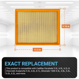 CA8756 Engine Air Filter thumbnail 1