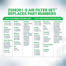 [Lifetime Warranty] 11013-7044 & 11013-7045 Inner & Outer Air Filter thumbnail 6