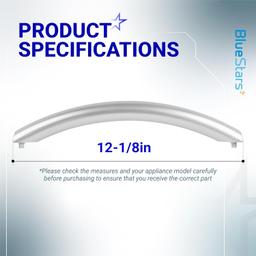 [Lifetime Warranty] ME16K3000AS DE94-02409C Microwave Door Handle - Fit for Samsung Microwave Ovens - Replaces 2309804 AP5578389 PS4239119 thumbnail 4