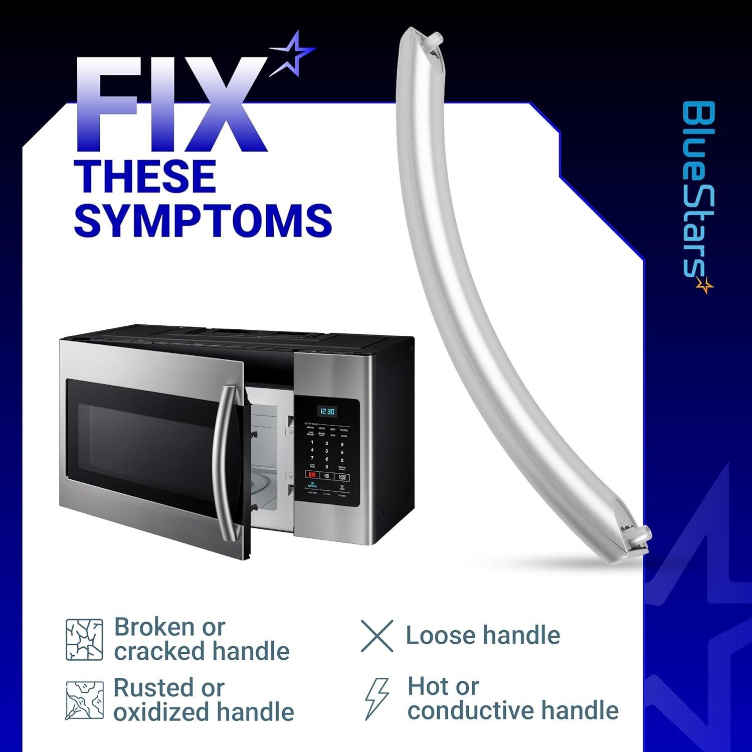 [Lifetime Warranty] ME16K3000AS DE94-02409C Microwave Door Handle - Fit for Samsung Microwave Ovens - Replaces 2309804 AP5578389 PS4239119 image 8